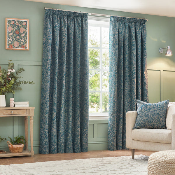 Grantley 228x137 Pencil Pleat Curtains Wedgewood - view 2