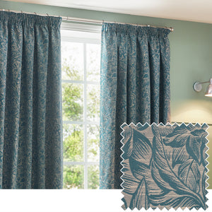 Grantley 228x137 Pencil Pleat Curtains Wedgewood - lifestyle