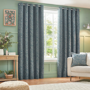 Grantley 228x228 Eyelet Curtains Wedgewood - view 2