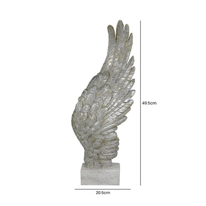 49.5cm Right Angel Wing DŽcor Mother Of Pearl