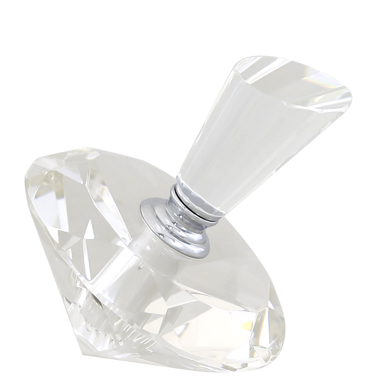 Small Crystal Diamond Shaped Perfume Bottle
