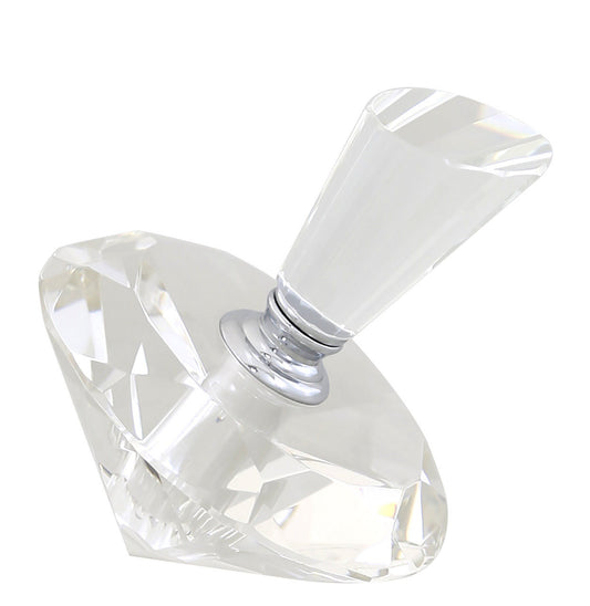 Small Crystal Diamond Shaped Perfume Bottle