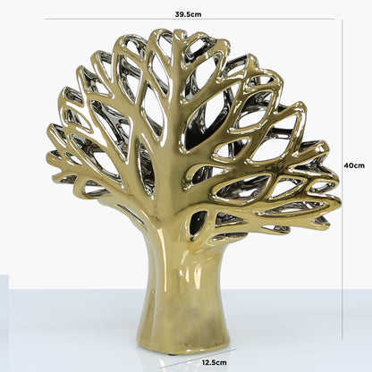 40cm Tree Decoration Gold