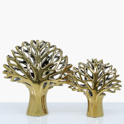 40cm Tree Decoration Gold