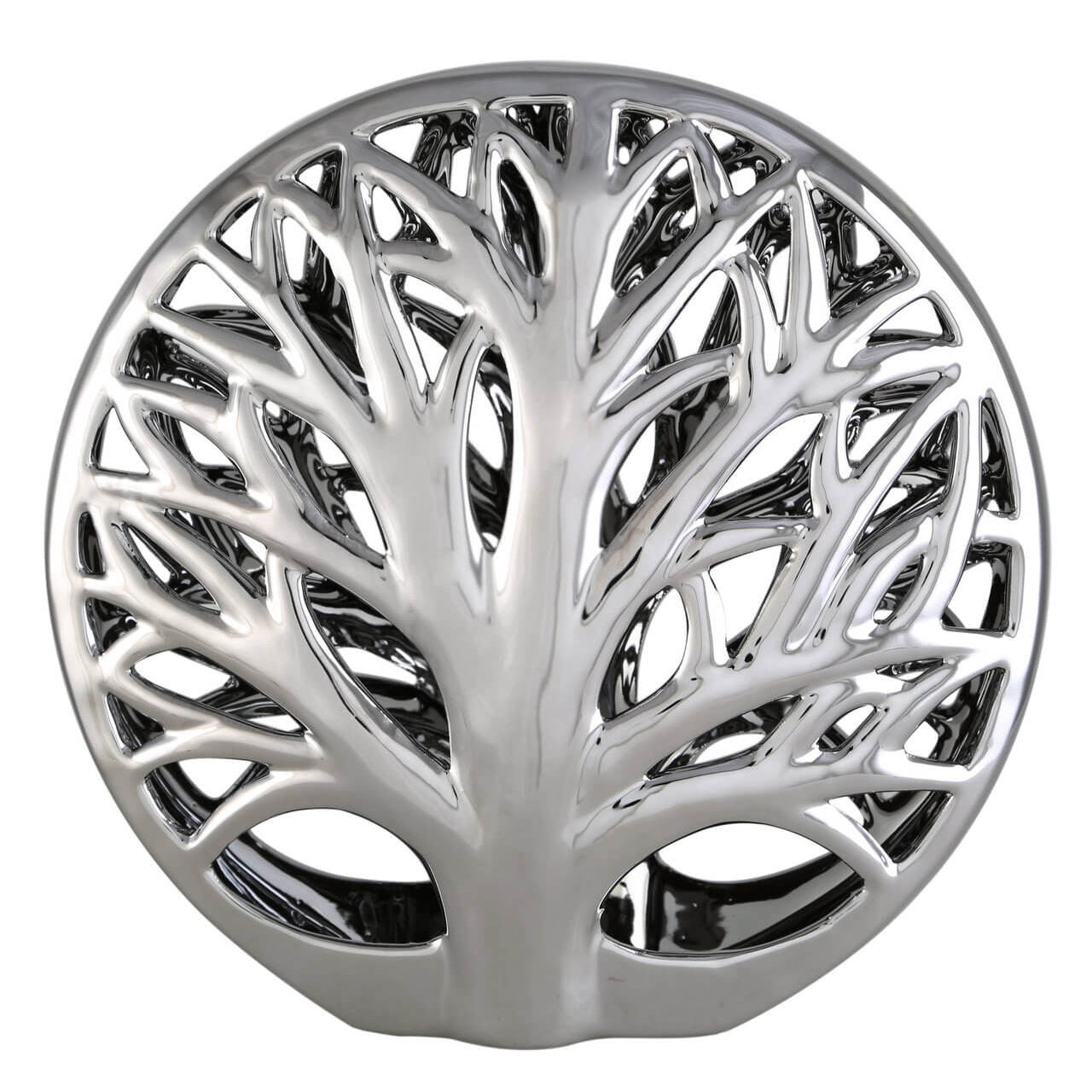 28cm Tree Decoration Silver