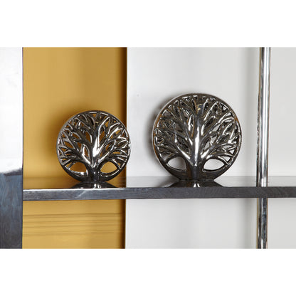 28cm Tree Decoration Silver