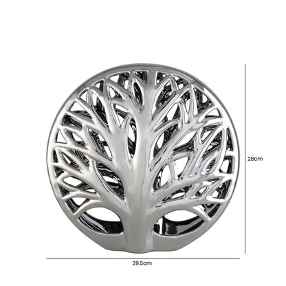 28cm Tree Decoration Silver