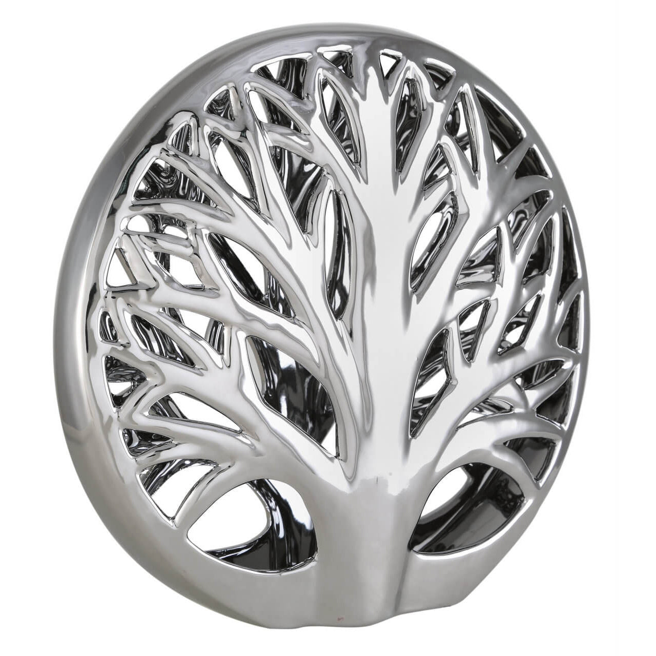 28cm Tree Decoration Silver