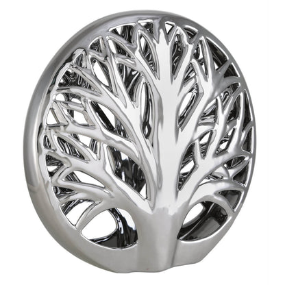 28cm Tree Decoration Silver