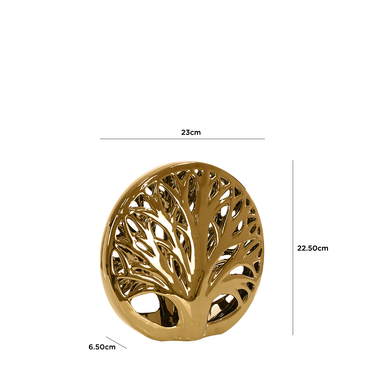 22.5cm Tree Decoration Gold