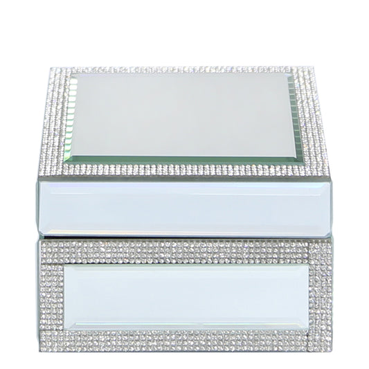 12.5cm Glitz A. Mirror Trinket Box