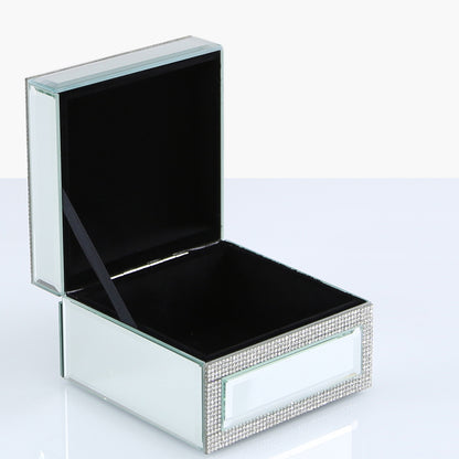 12.5cm Glitz A. Mirror Trinket Box