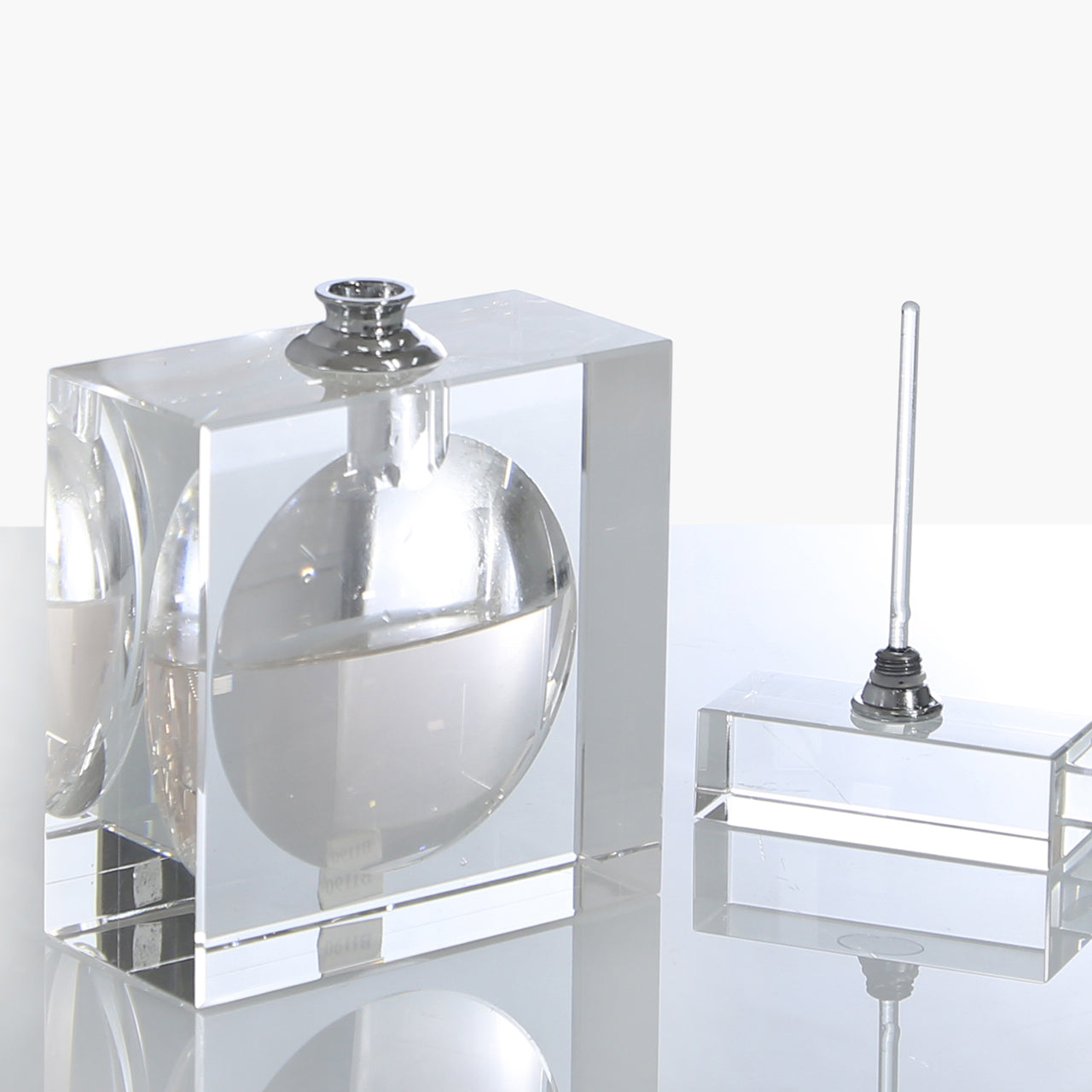 Medium Square Crystal Decorative Perfume Bottle