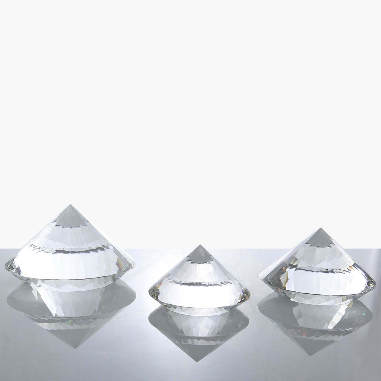 8cm Crystal Diamond Decoration