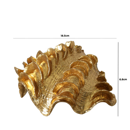 18.5cm Shell Decoration Gold