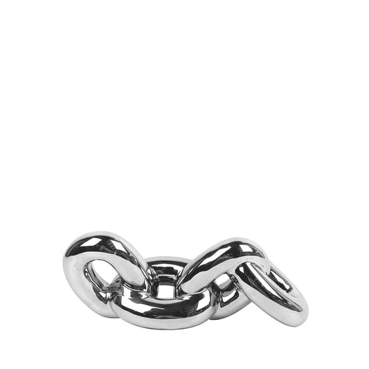 11.5cm 4-Chain Silver Decoration