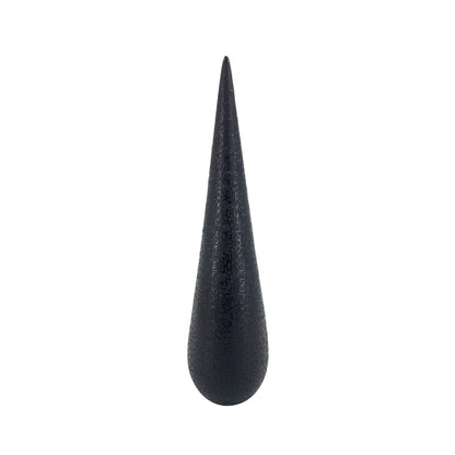 50.5cm Black Textured Cone Decoration