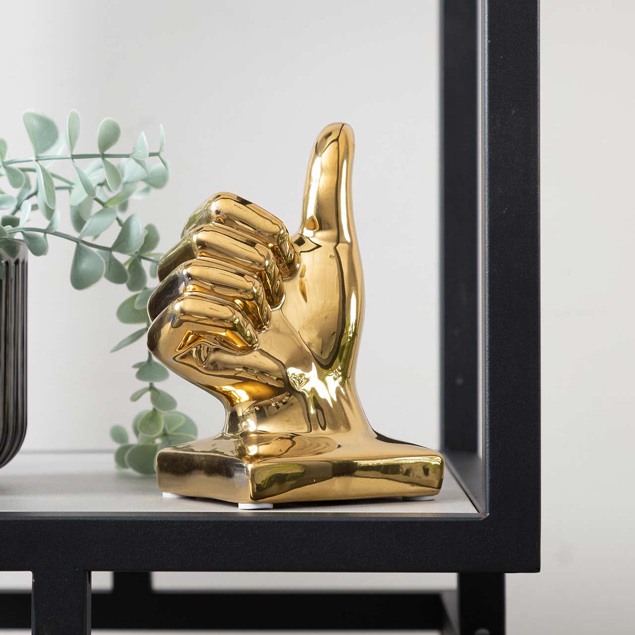 16cm Gold Thumbs Up Sign Sculpture