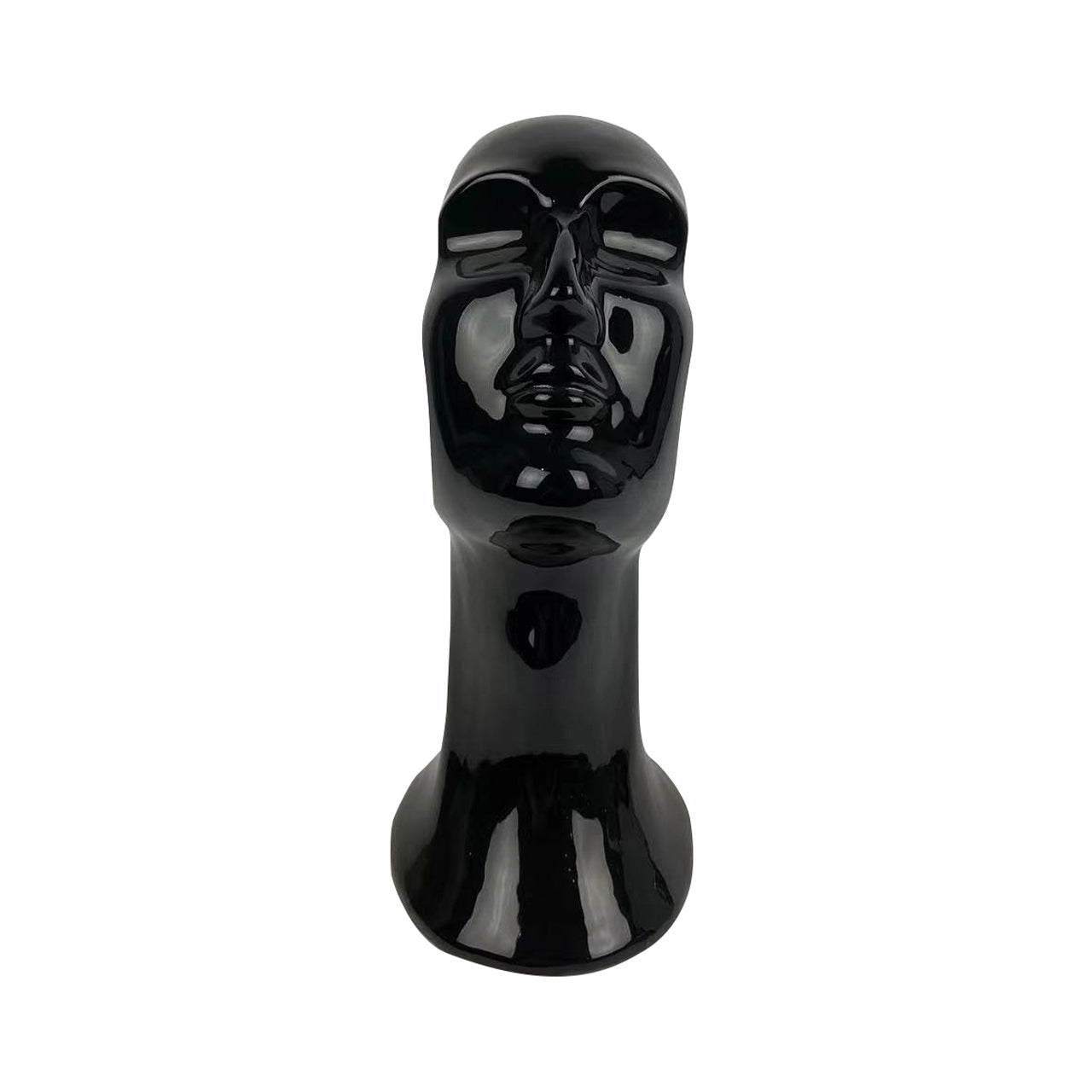 29cm Face Sculpture Black