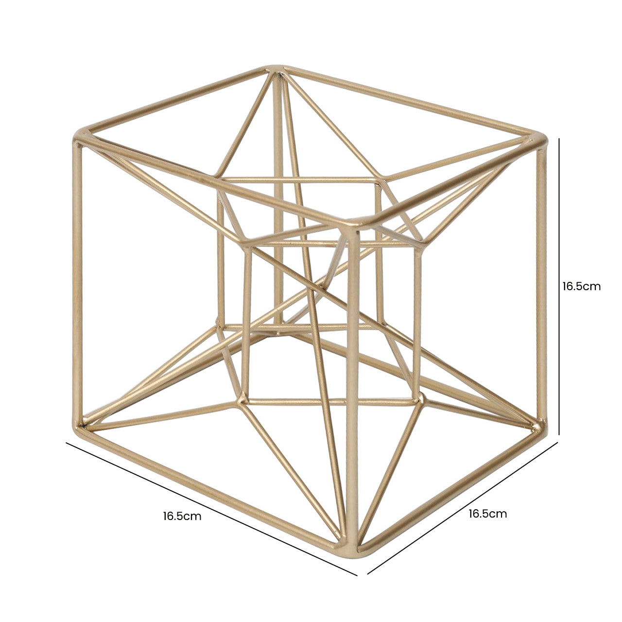 16.5cm Gold Star Decoration