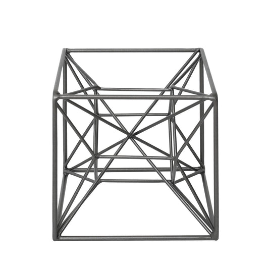 16.5cm Grey Gunmetal Star Decoration