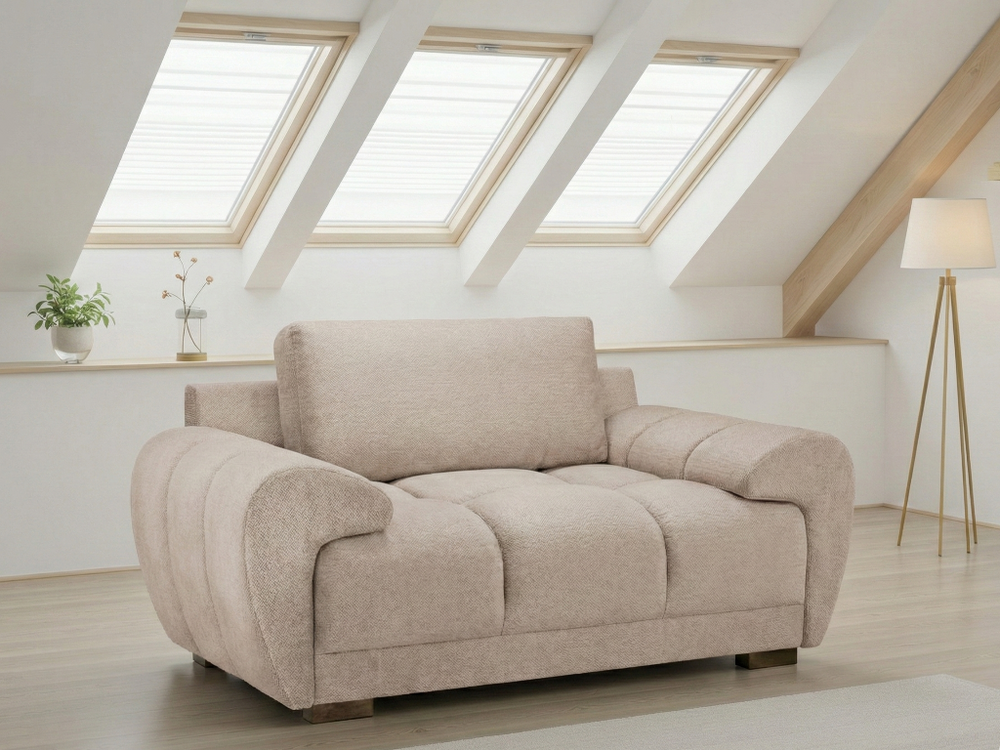 Azzuro Sofa Mocha Armchair - Xshowhome