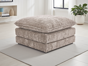 Solaya Sofa Beige Footstool - Xshowhome