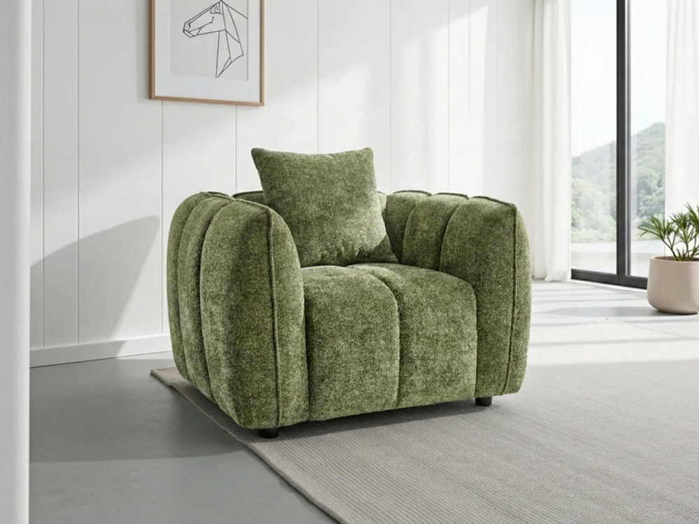 Venice Sofa Olive Armchair - Xshowhome