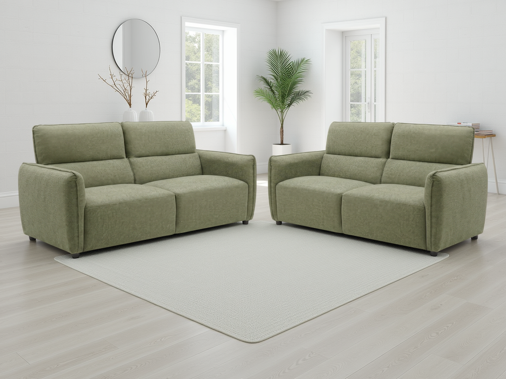 Ascot Sofa Green 3+2 Set - Xshowhome