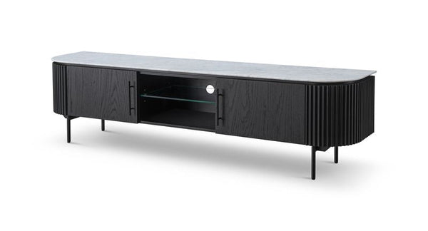 Lantine Marble TV Unit - Black Oak - Tommy Franks