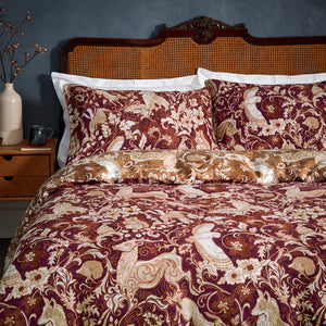 Harewood Double Duvet Set Ruby - Riva