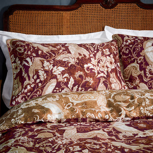 Harewood Single Duvet Set Ruby - Riva