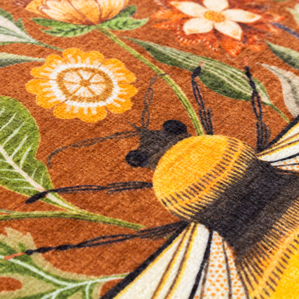 Hawthorn Bee 43x43 Feather Filled Cushion Ginger - view 5