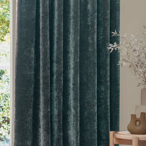 Heavy Chenille 168x229 Pencil Pleat Curtain Marine - view 4