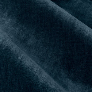 Heavy Chenille 168x229 Pencil Pleat Curtain Navy - view 5