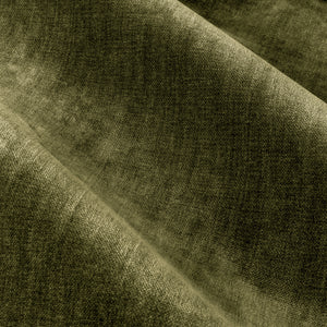 Heavy Chenille 168x229 Pencil Pleat Curtain Olive - view 5