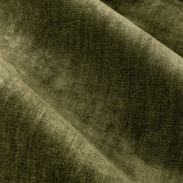 Heavy Chenille 168x229 Pencil Pleat Curtain Olive - view 5