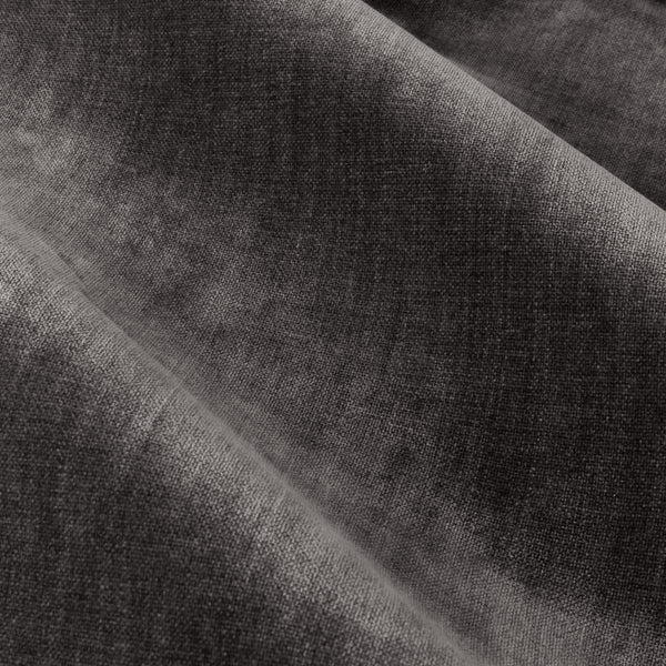 Heavy Chenille 229x137 Pencil Pleat Curtain Charcoal - view 5