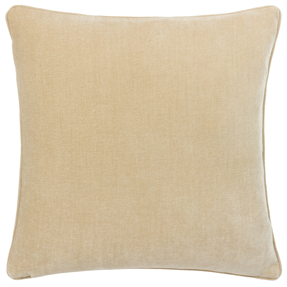 Heavy Chenille 50x50 Feather Filled Cushion Natural