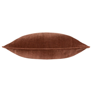 Heavy Chenille 50x50 Feather Filled Cushion Nutmeg - view 3