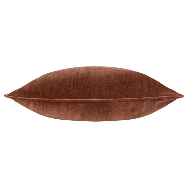 Heavy Chenille 50x50 Feather Filled Cushion Nutmeg - view 3