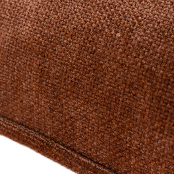 Heavy Chenille 50x50 Feather Filled Cushion Nutmeg - view 4