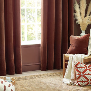Heavy Chenille 50x50 Feather Filled Cushion Nutmeg - view 5