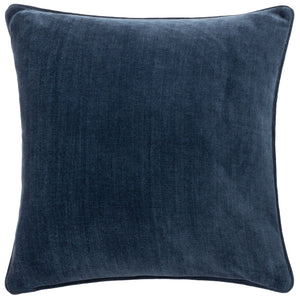 Heavy Chenille 50x50 Feather Filled Cushion Navy - view 2