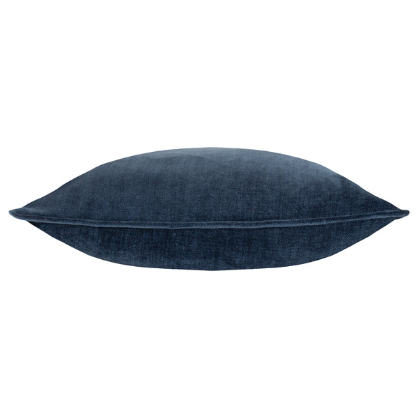 Heavy Chenille 50x50 Feather Filled Cushion Navy - view 3