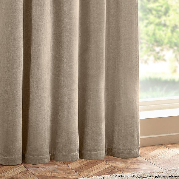 Heavy Chenille 168x229 Eyelet Curtain Natural - view 5