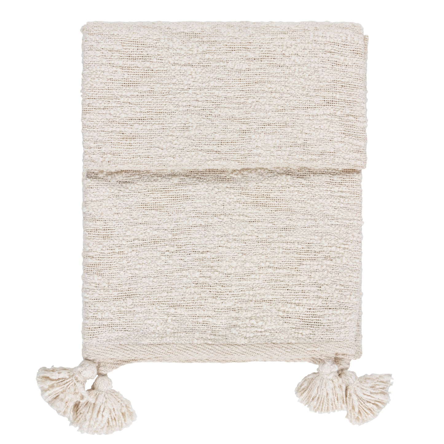 HEATH 130X180 THROW ECRU