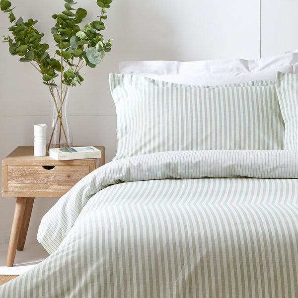 Hebden Double Duvet Set Eucalyptus - Riva