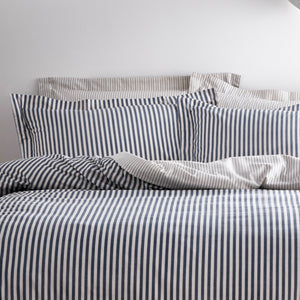 Hebden Single Duvet Set Navy/Grey - Riva