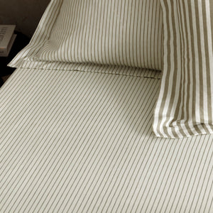 Hebden/Barton Double Fitted Sheet Mole - Riva